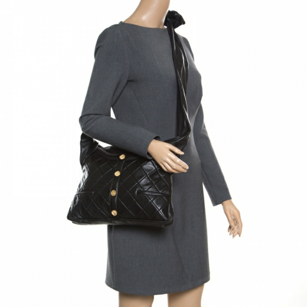 Limited Edition! Girl Chanel Quilted Lambskin Extra Large Crossbody Shoulder Bag